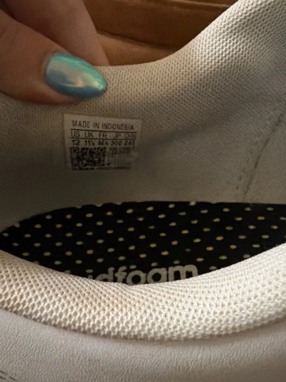 adidas White and Green Low-Top Athletic Sneakers